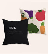 Funda de cojín "Chef. Definición"