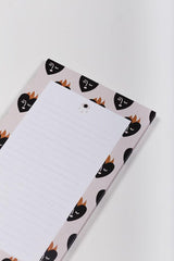 Bloc de notas checklist “Y que pase lo que tenga que pasar”