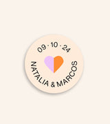 Adhesivos Personalizados para Detalles de Boda