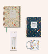 Pack "VIDA" de Agenda Semana Vista 2024 + Papelería y Taza