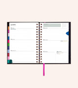 Pack "ENERGÍA" de Agenda Semana Vista 2024 + Papelería
