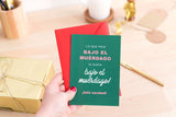 Postal "Muérdago"
