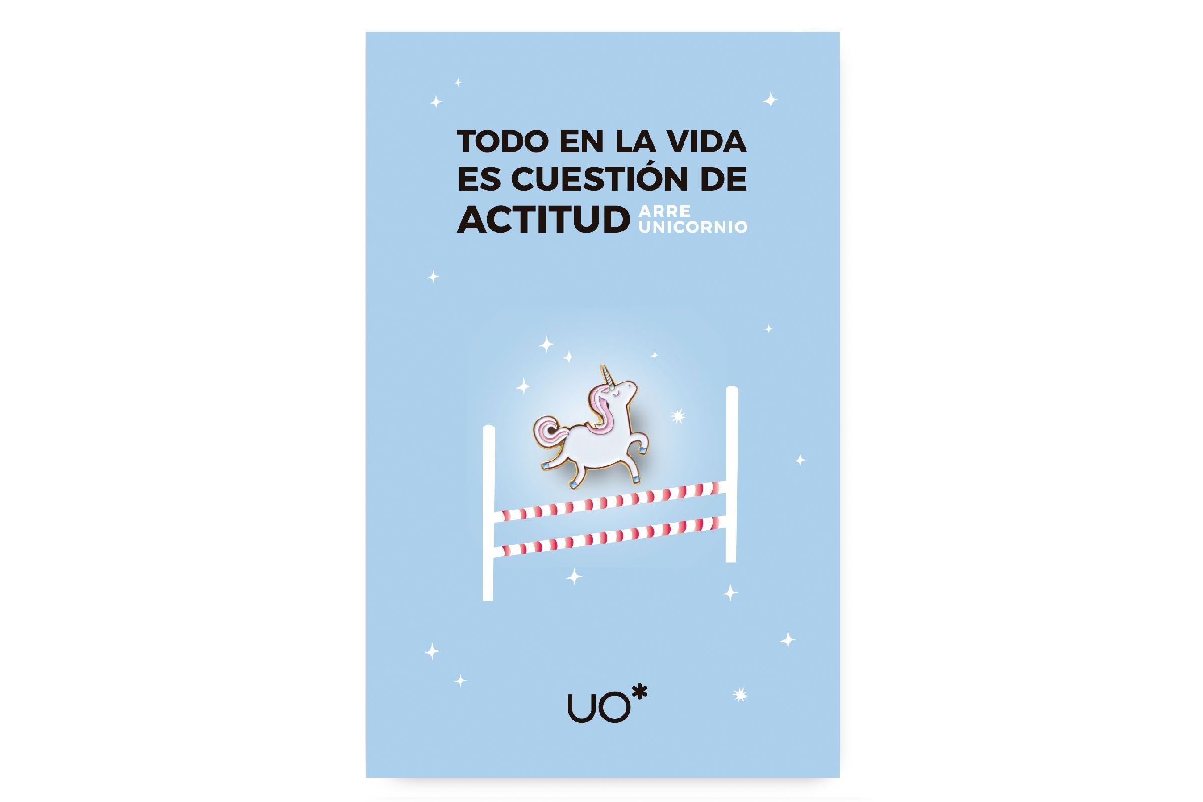 Postal "Todo es cuestión de actitud"