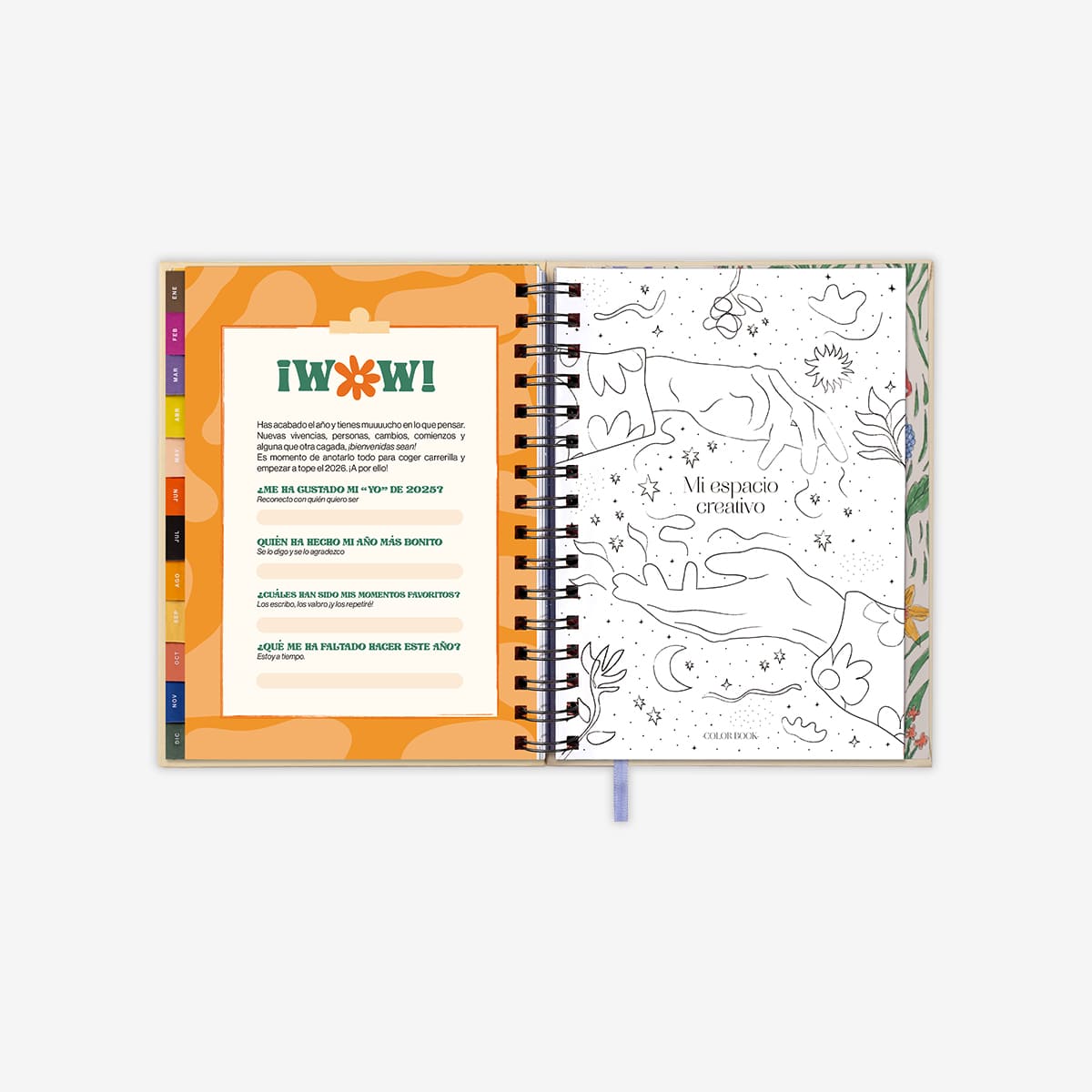 Agenda Anual "El arte de vivir" Semana vista 2025