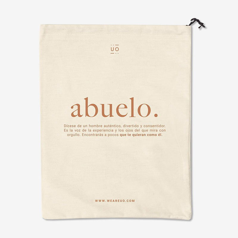 Bolsa Tela Regalo "Abuelo definición" NEW