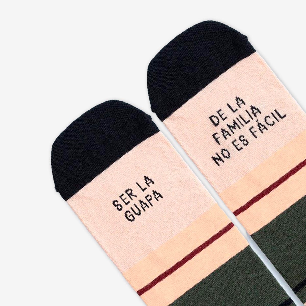 Calcetines "Ser la guapa de la familia no es fácil"