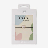 Pulsera charm "Yaya, te quiero" corazón