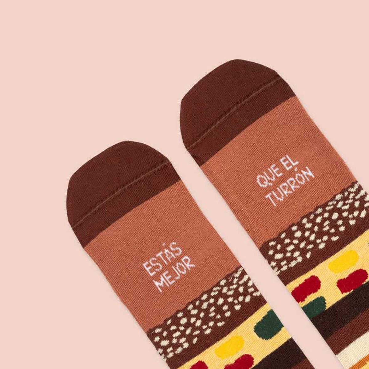 Calcetines "Estás mejor que el turrón"