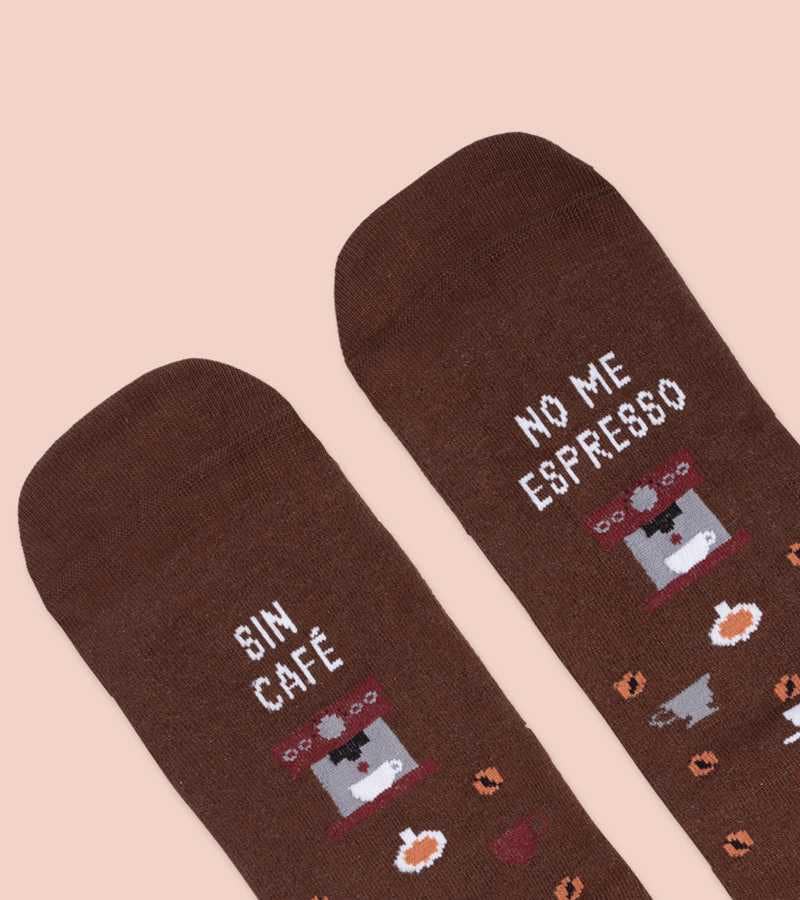 Kit Taza + Calcetines "Sin café no me espresso"