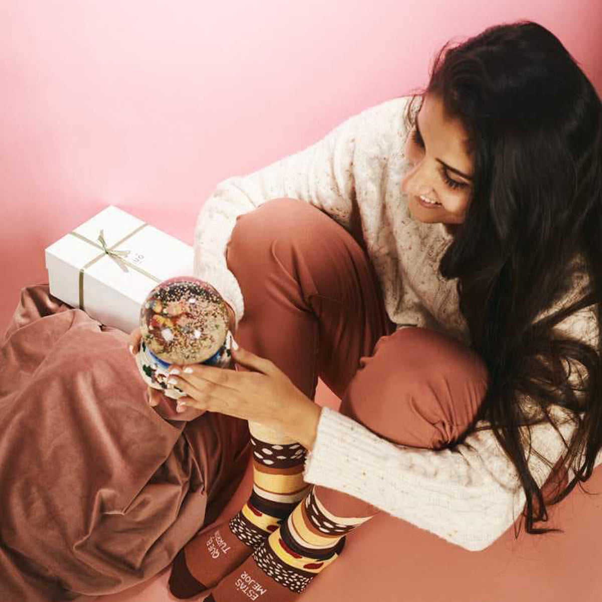 Calcetines "Estás mejor que el turrón"