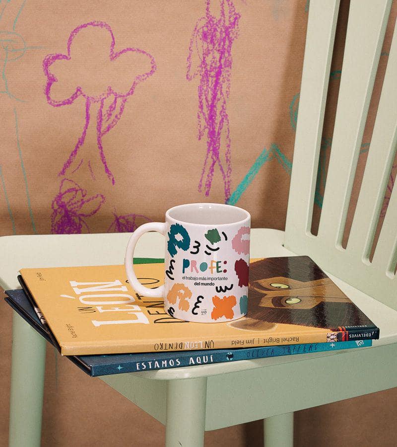 Kit Taza + calcetines "Gracias profe, por hacerme sentir capaz"