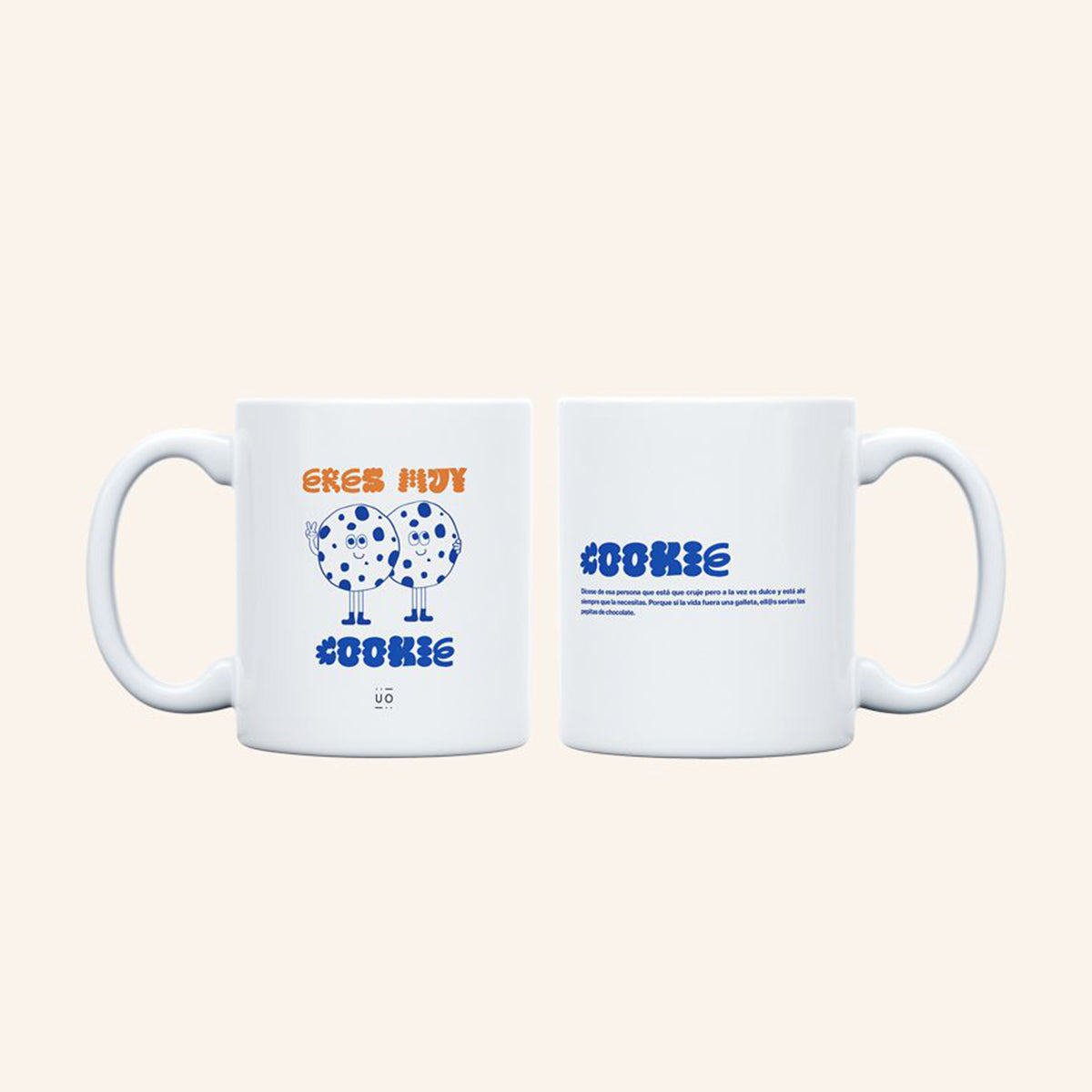 Kit Taza + Calcetines "Eres muy cookie"