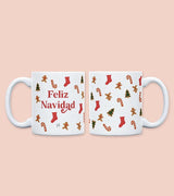 Kit Taza + Calcetines "Esta noche toca polvorón"