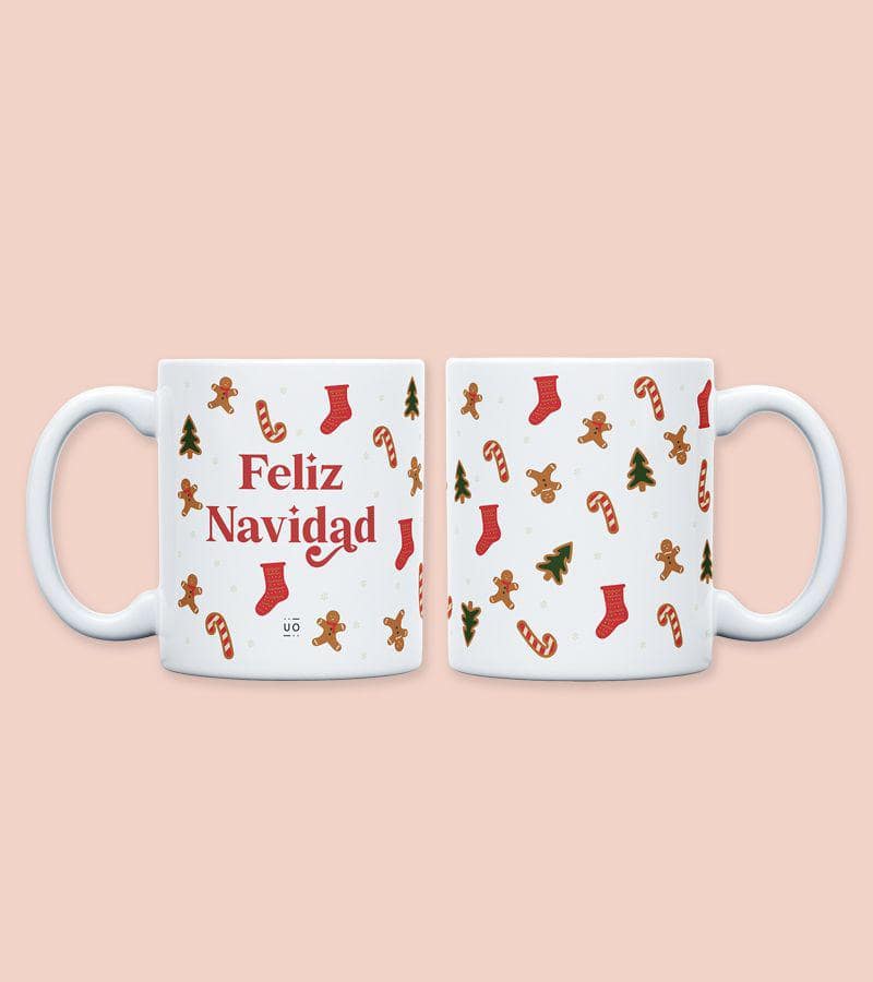 Kit Taza + Calcetines "Feliz Navidad"