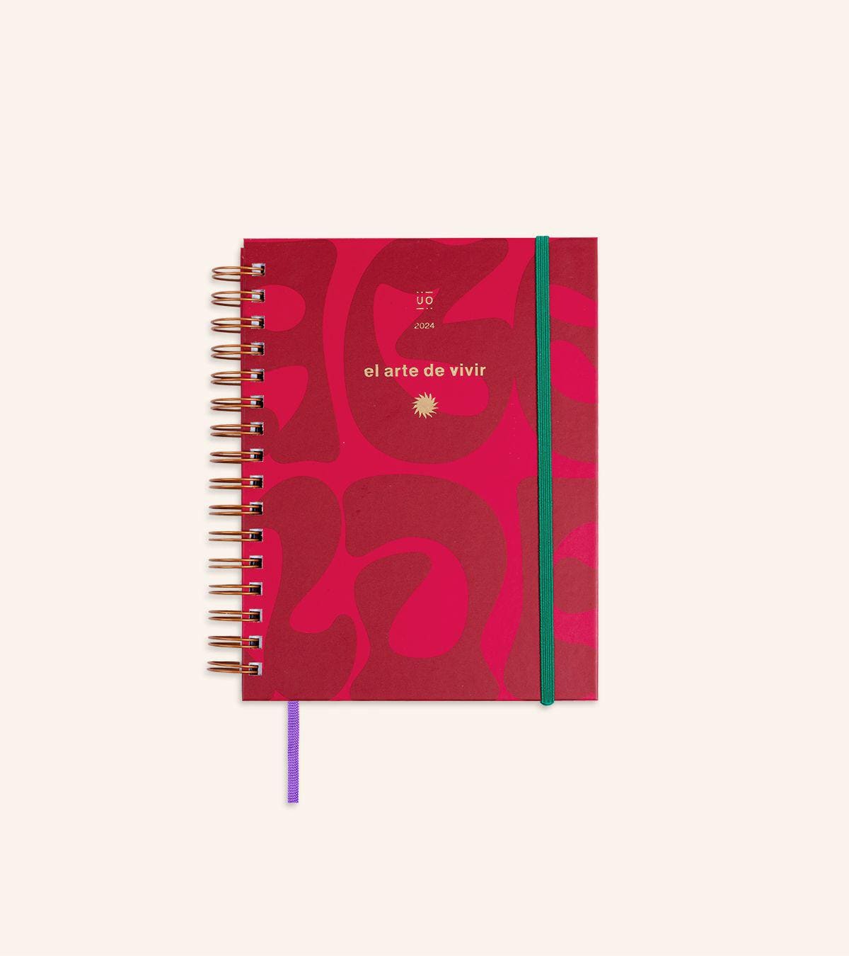 Agenda ANUAL "El arte de vivir" Semana Vista 2024