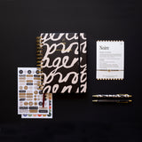 Pack Exclusivo Preventa Agenda Escolar "Noire" Semana vista 2025-26