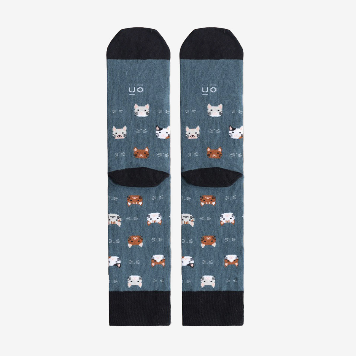 Calcetines "Amor Gatuno" verde