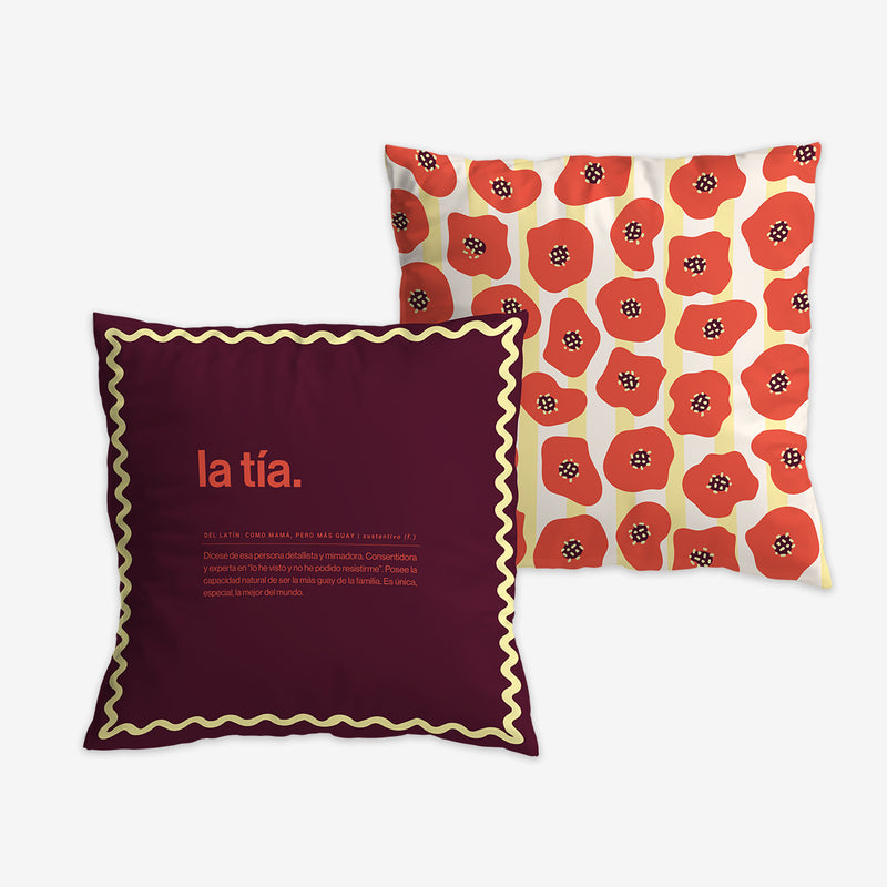 Funda de Cojín "Tía" Fam