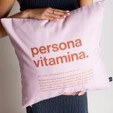Funda de cojín "Persona vitamina" Fam