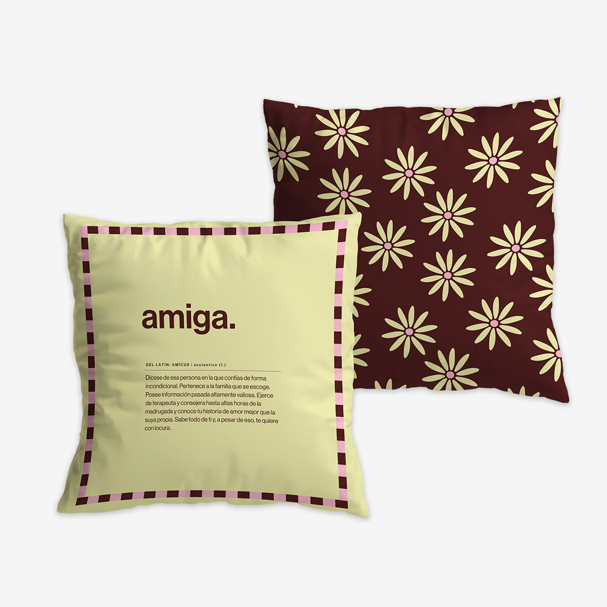 Funda de Cojín "Amiga" Fam