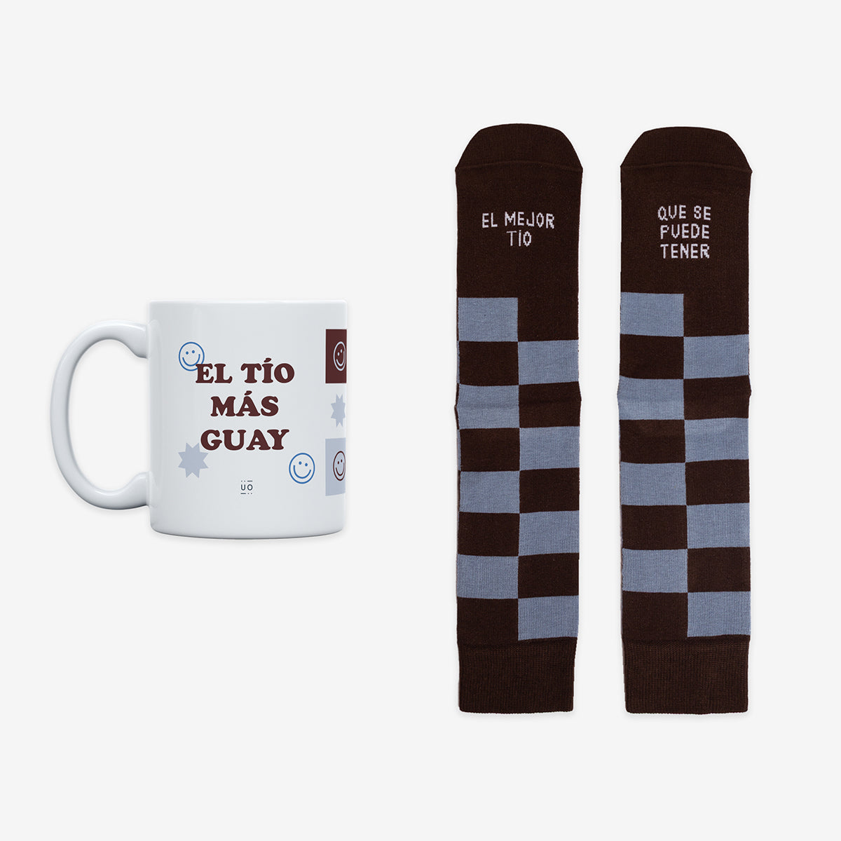 Kit Taza + Calcetines "El mejor tío que se puede tener" Fam