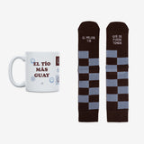 Kit Taza + Calcetines "El mejor tío que se puede tener" Fam