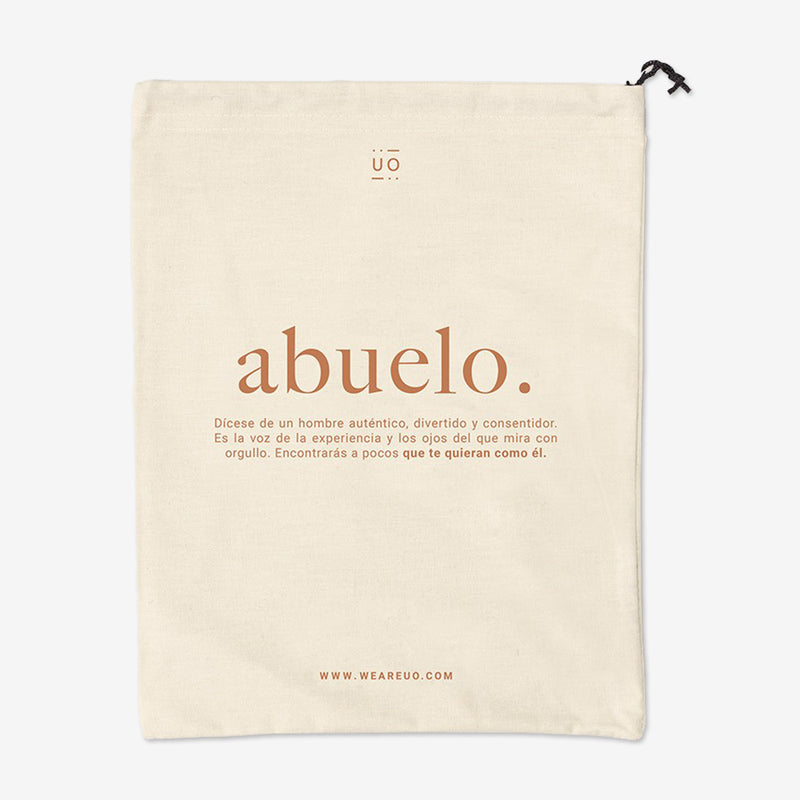 Bolsa Tela Regalo "Abuelo definición" NEW