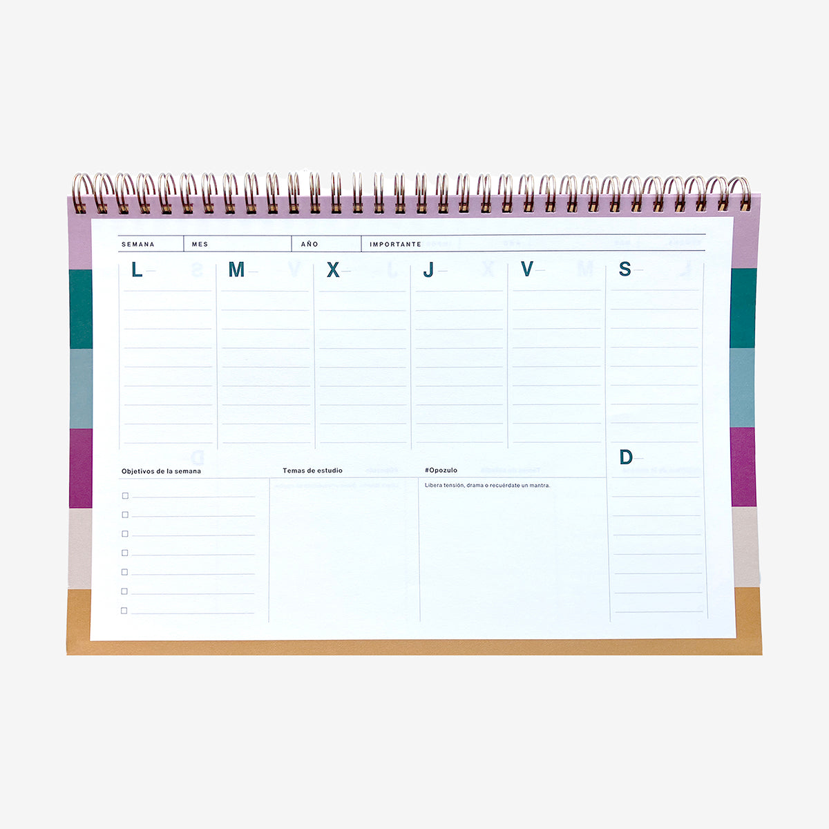 Organizador Semanal "Opoplanner"