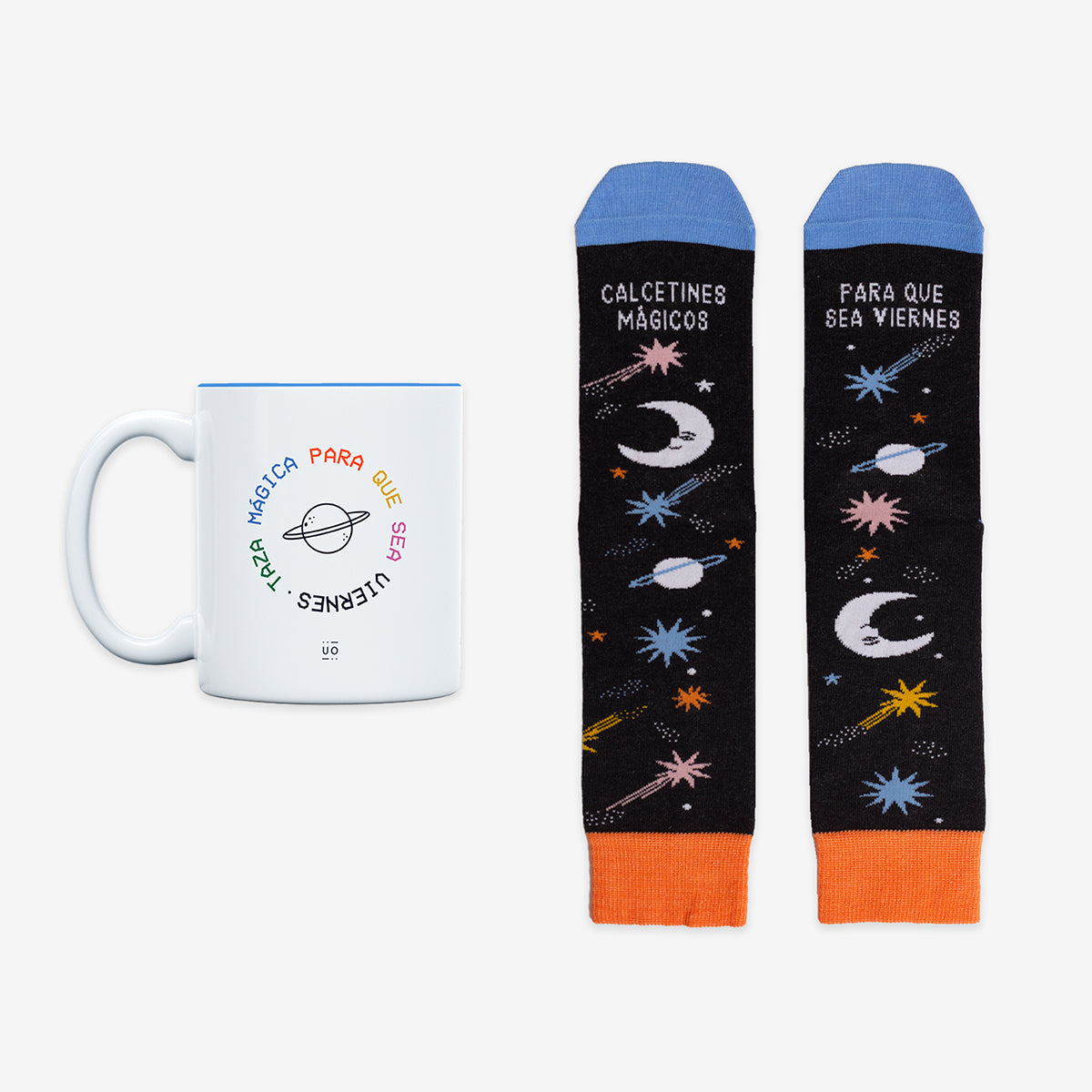 Kit Taza + Calcetines "Mágicos para que sea viernes" Fridaymood