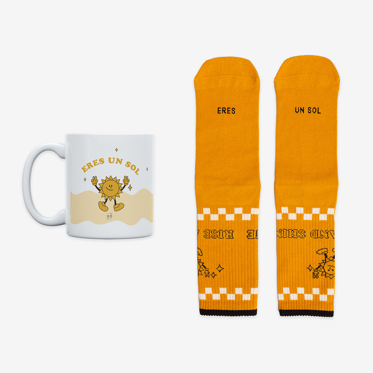 Kit Taza + Calcetines "Eres un sol" VitaminD