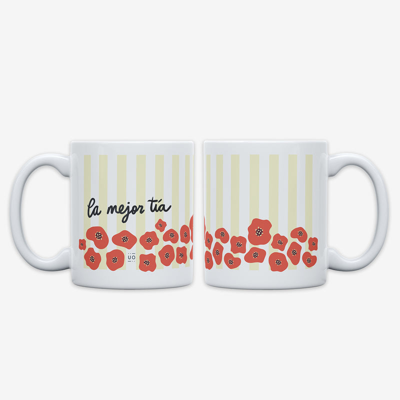 Taza "La mejor tía" Fam