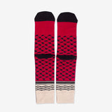 Calcetines solidarios "Palestina, de la cabeza a los pies" negro