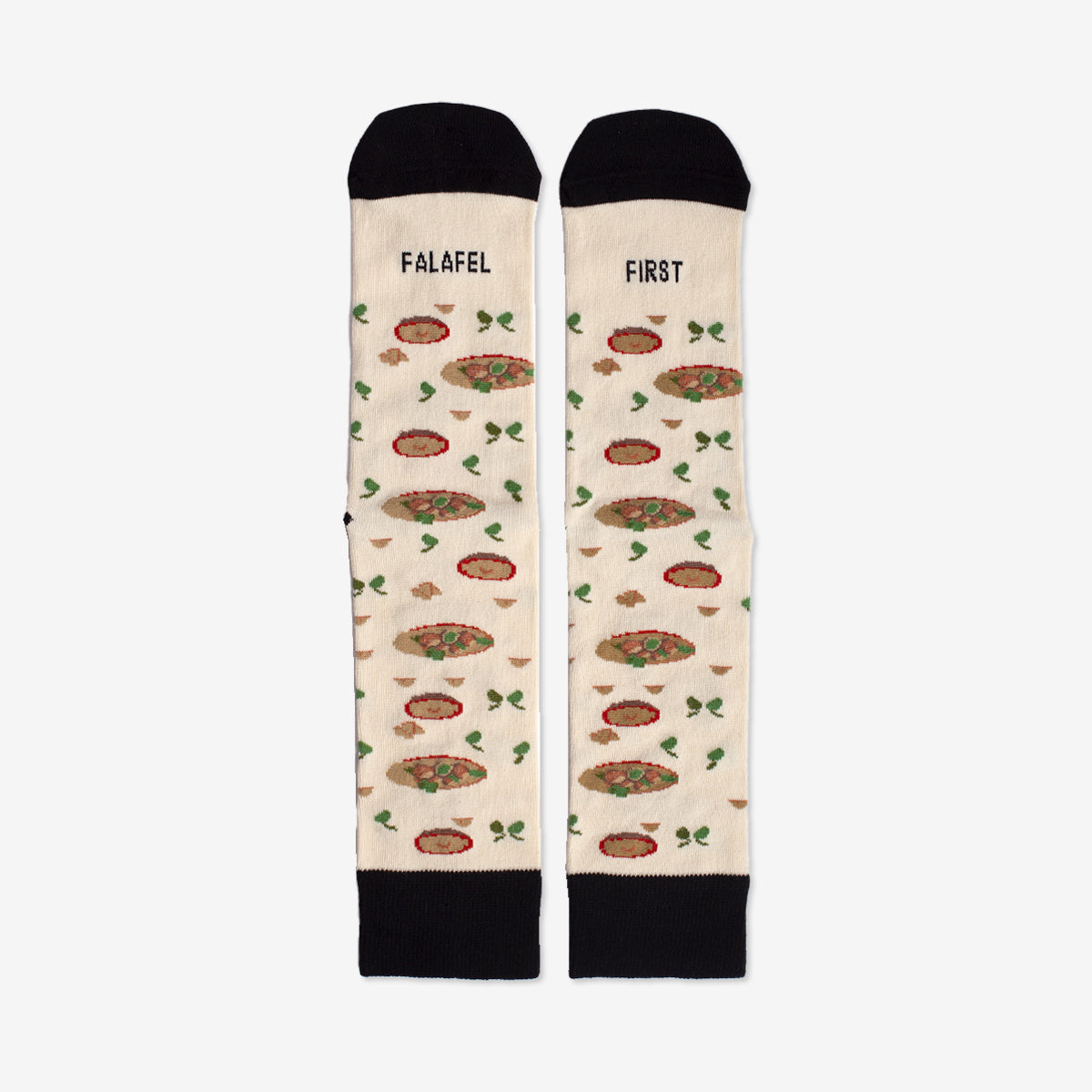 Calcetines solidarios "Falafel first"