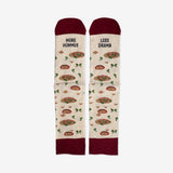 Calcetines solidarios "More hummus, less drama"