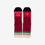 Calcetines Mini solidarios "Palestina, de la cabeza a los pies"