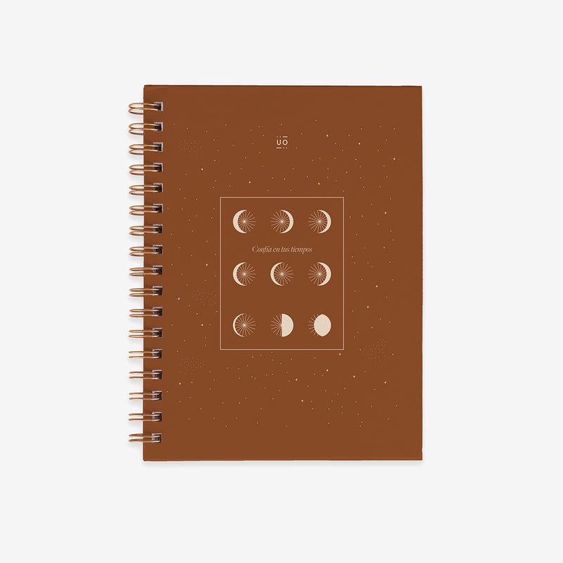 Libreta "Confía en tus tiempos"