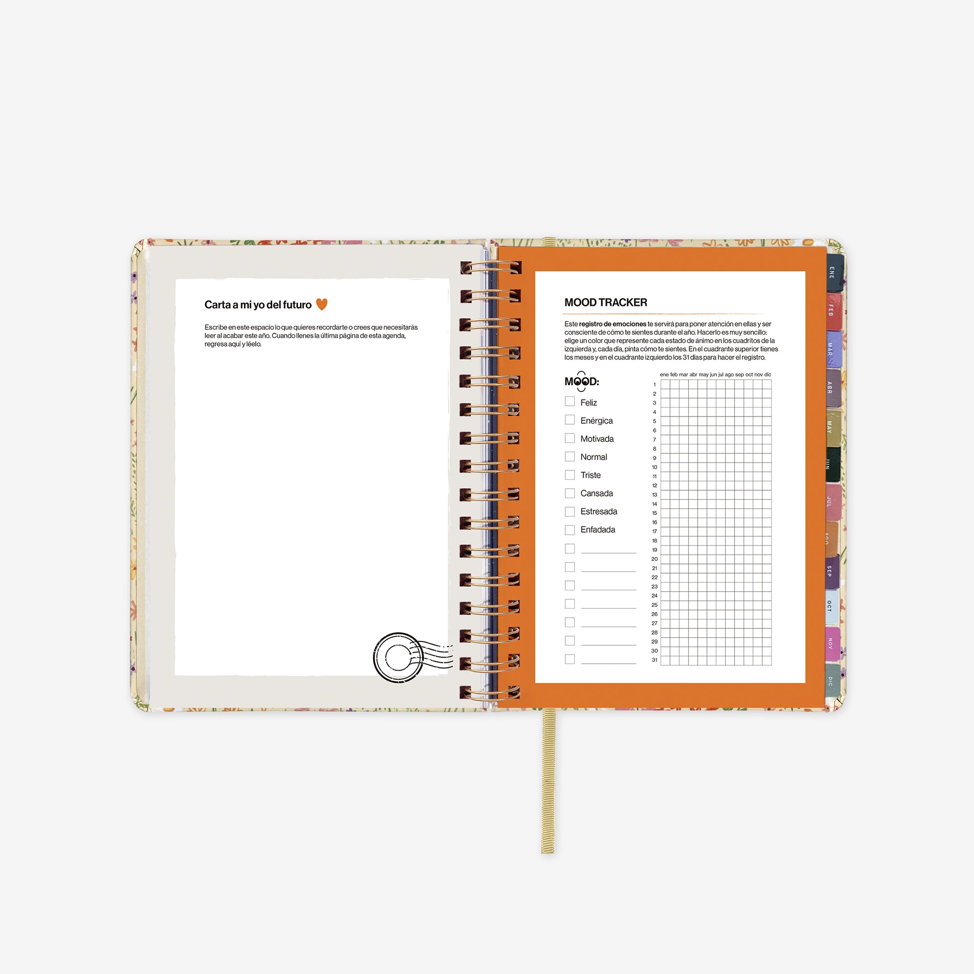 Agenda Anual 2026 "Bloom" Semana Vista