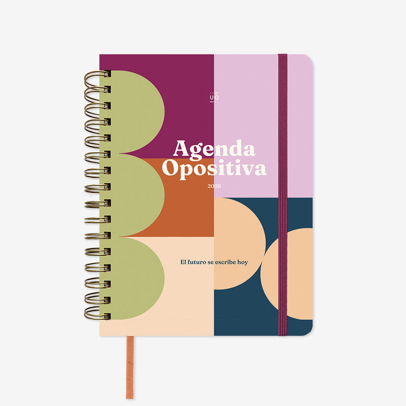 Agenda Anual 2026 "Opositiva" Semana Vista