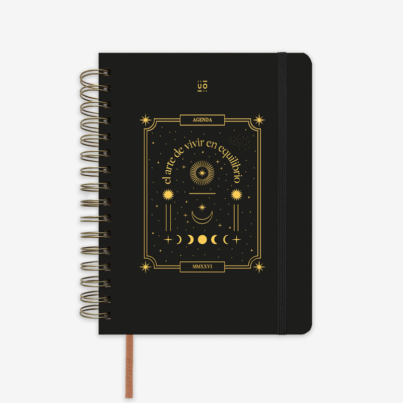 Agenda Anual 2026 "Equilibrio" Día Página