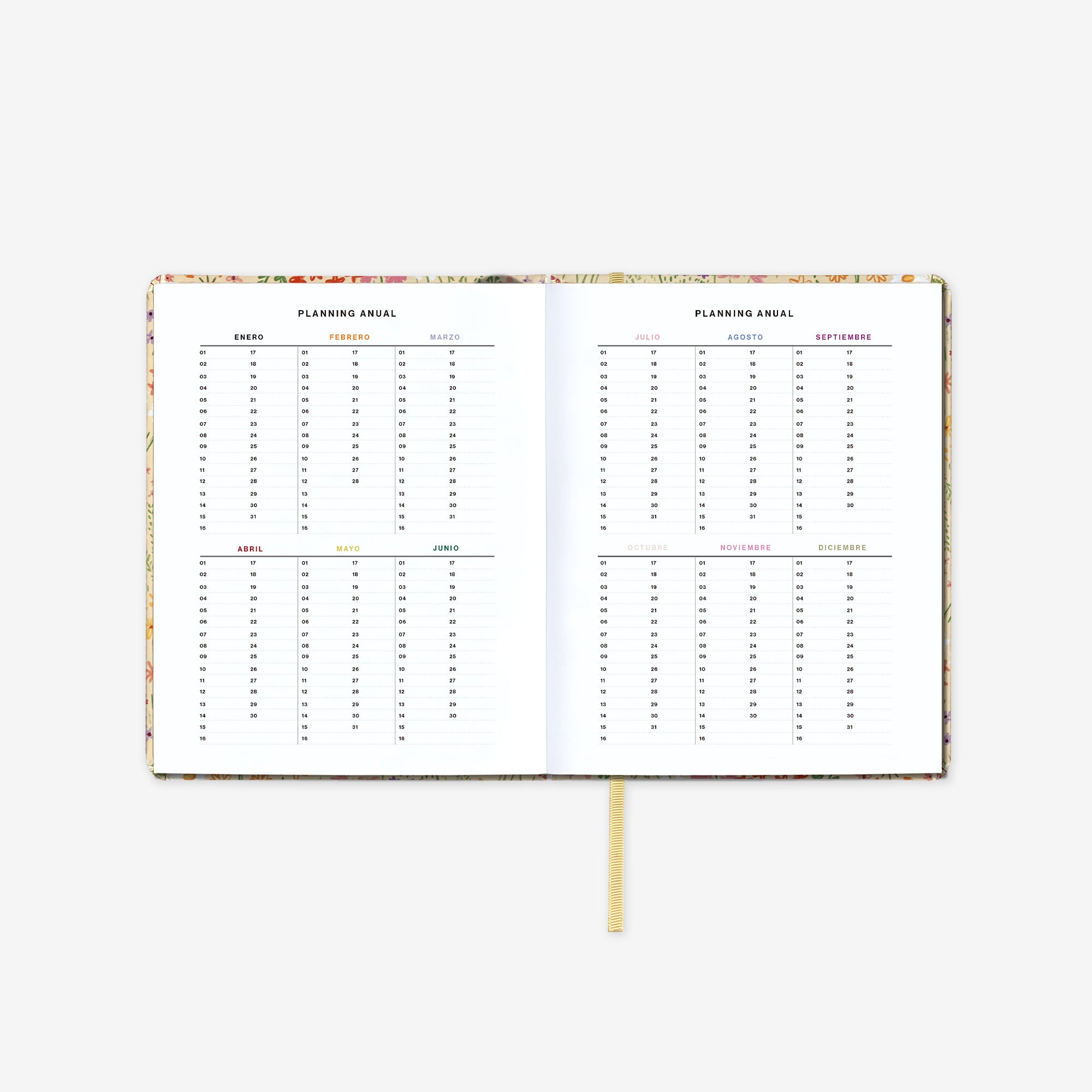 Agenda Anual 2026 "Bloom" Mini