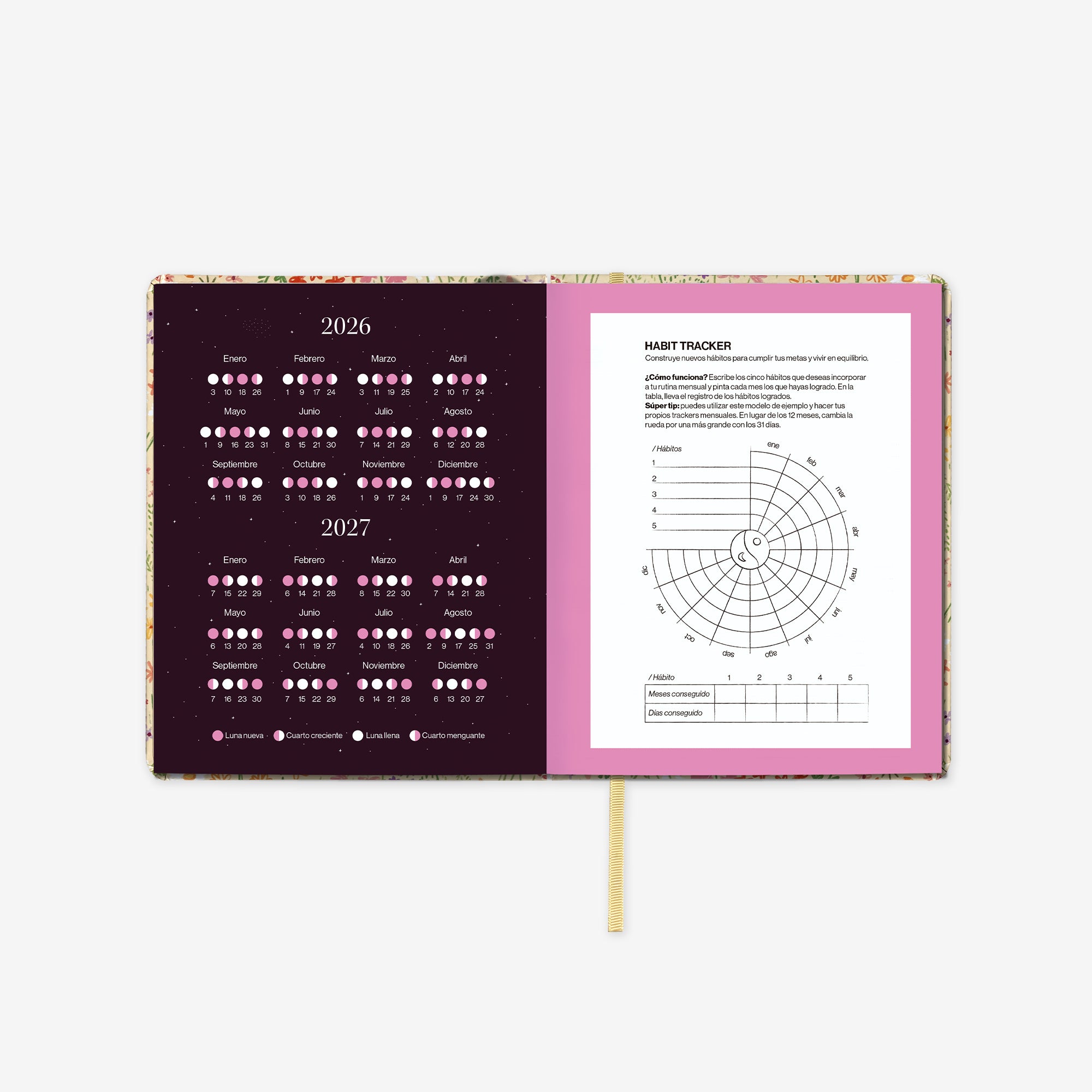 Agenda Anual 2026 "Bloom" Mini