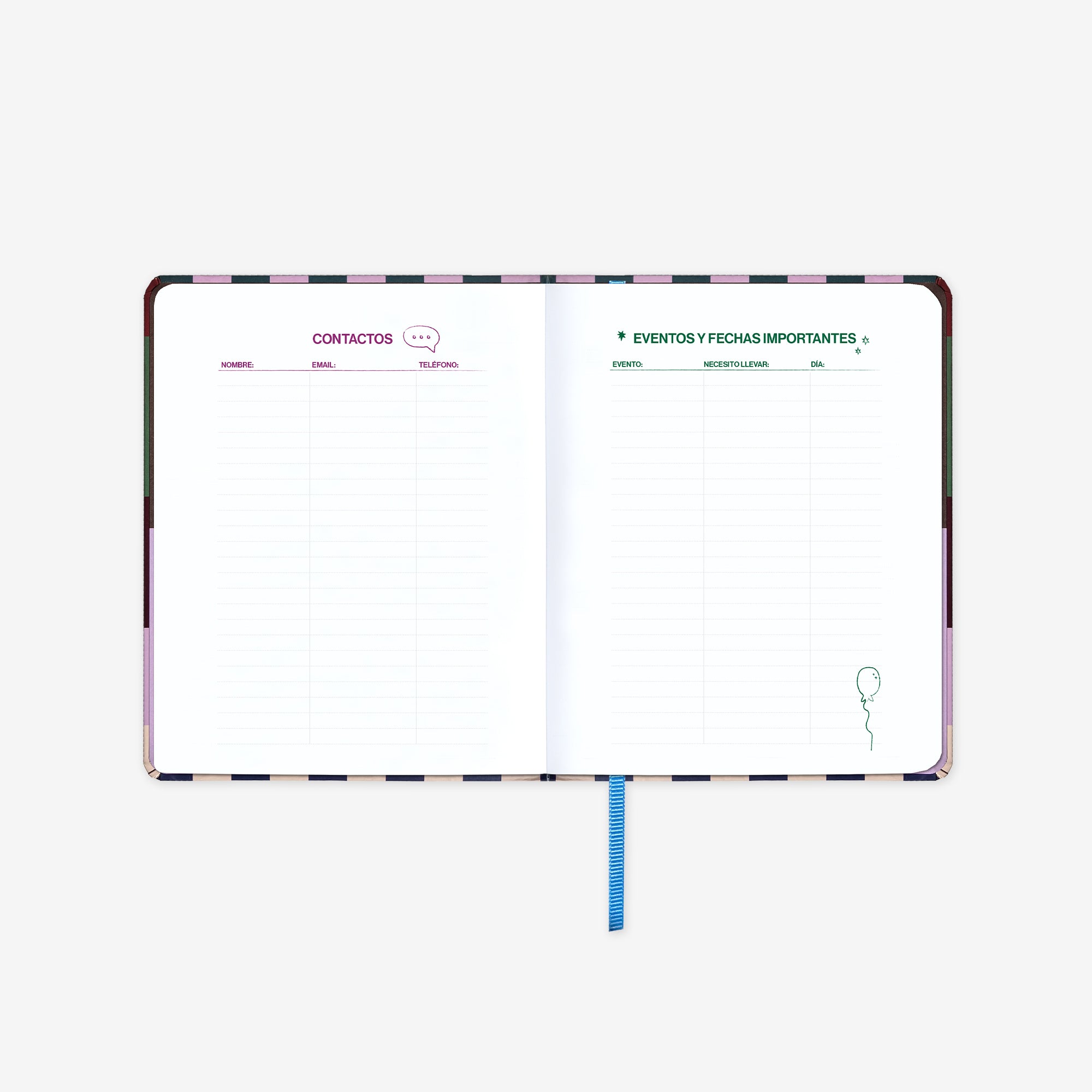 Agenda Anual 2026 "Copenhague" Mini