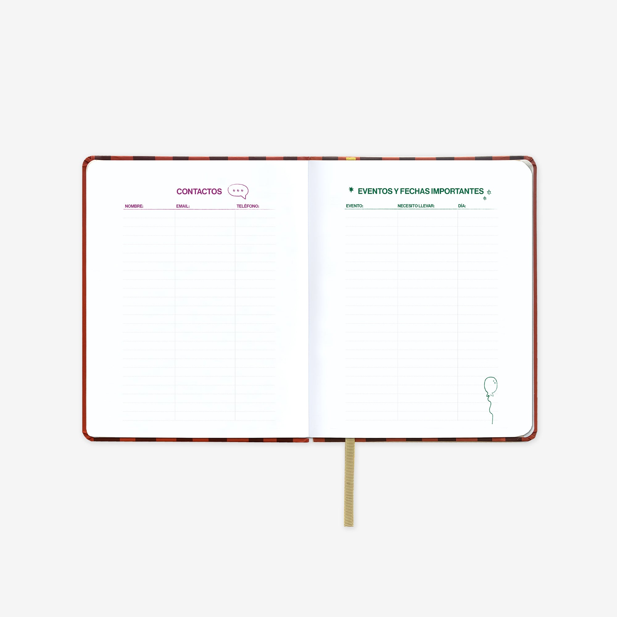 Agenda Anual 2026 "Palm" Mini