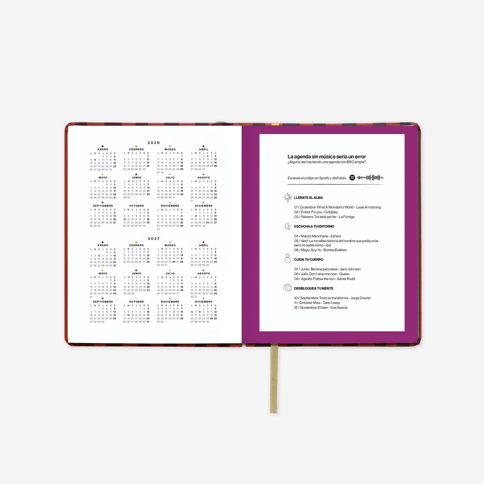 Agenda Anual 2026 "Palm" Mini