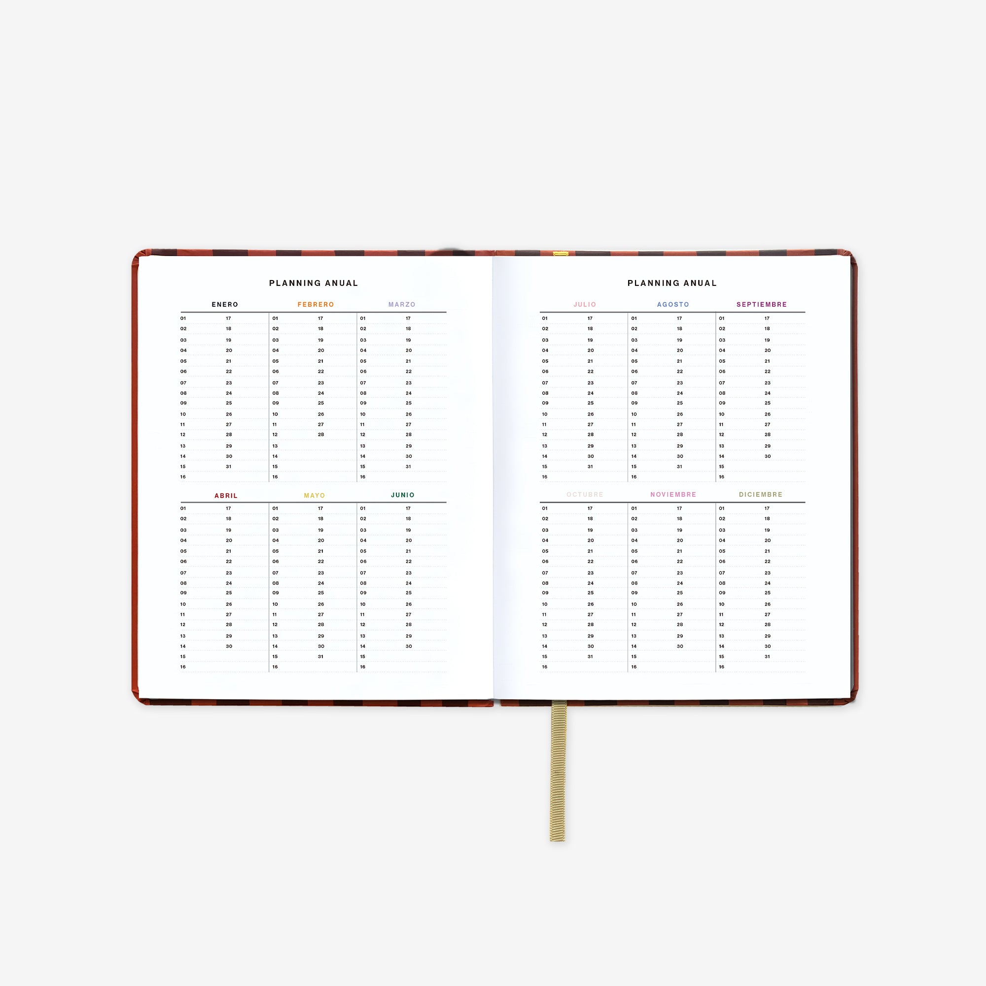 Agenda Anual 2026 "Palm" Mini