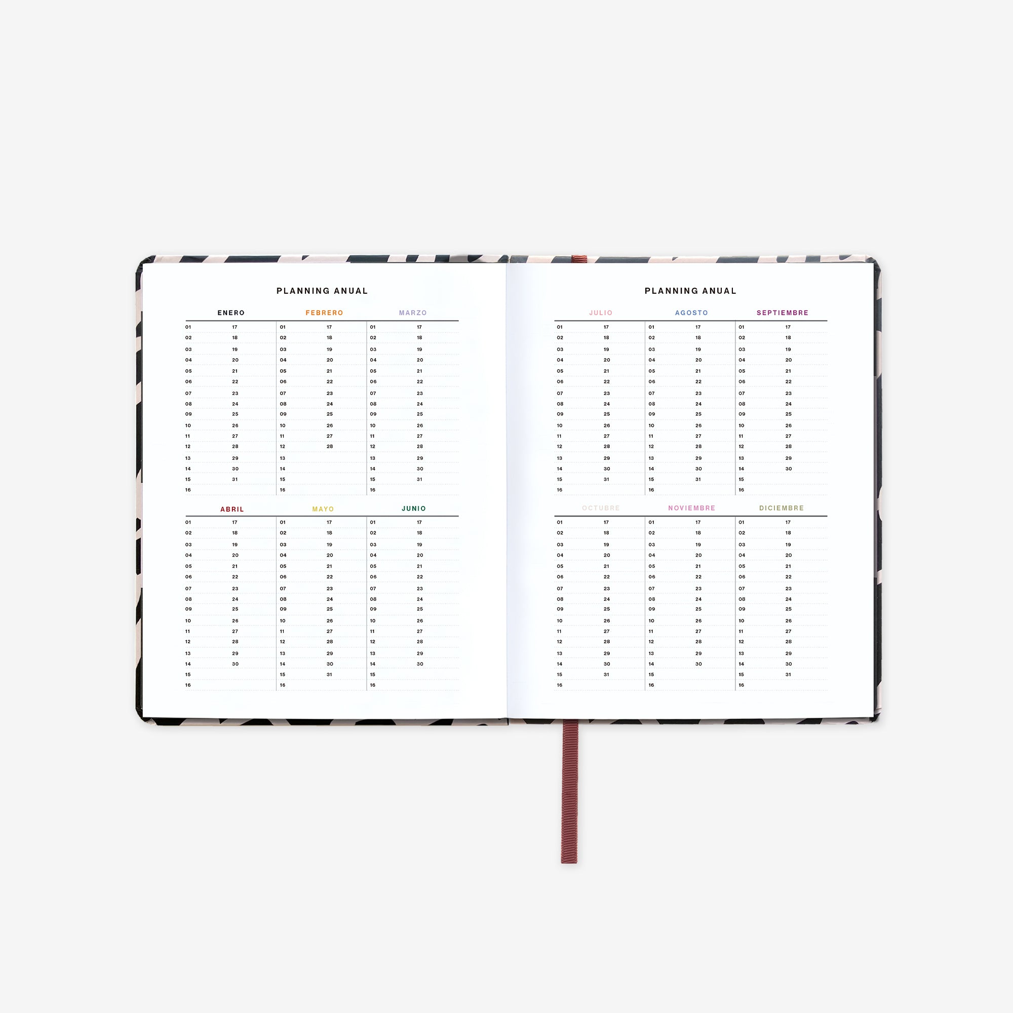 Agenda Anual 2026 "Noir" Mini