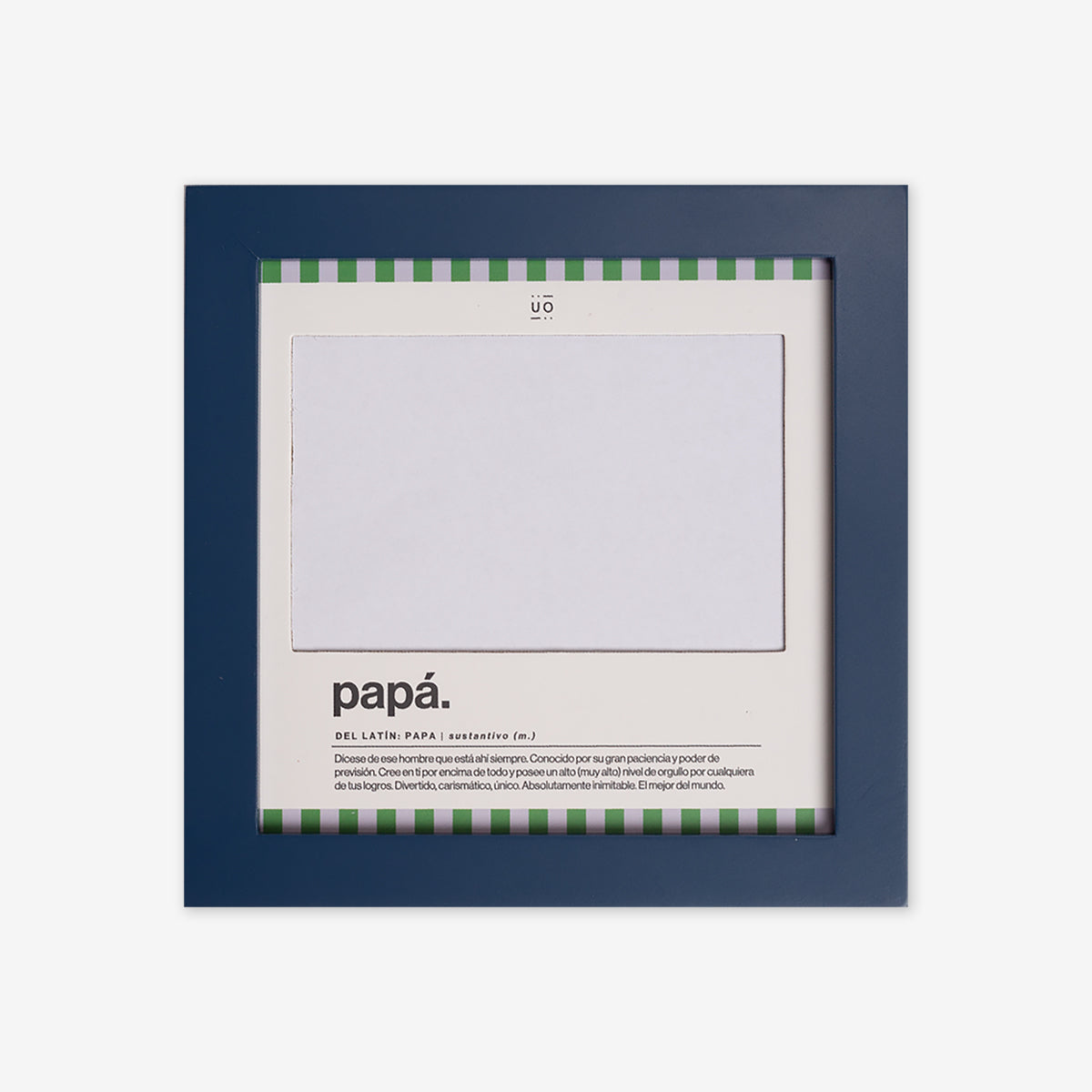 Marco fotos bicolor  "Papá. Definición"