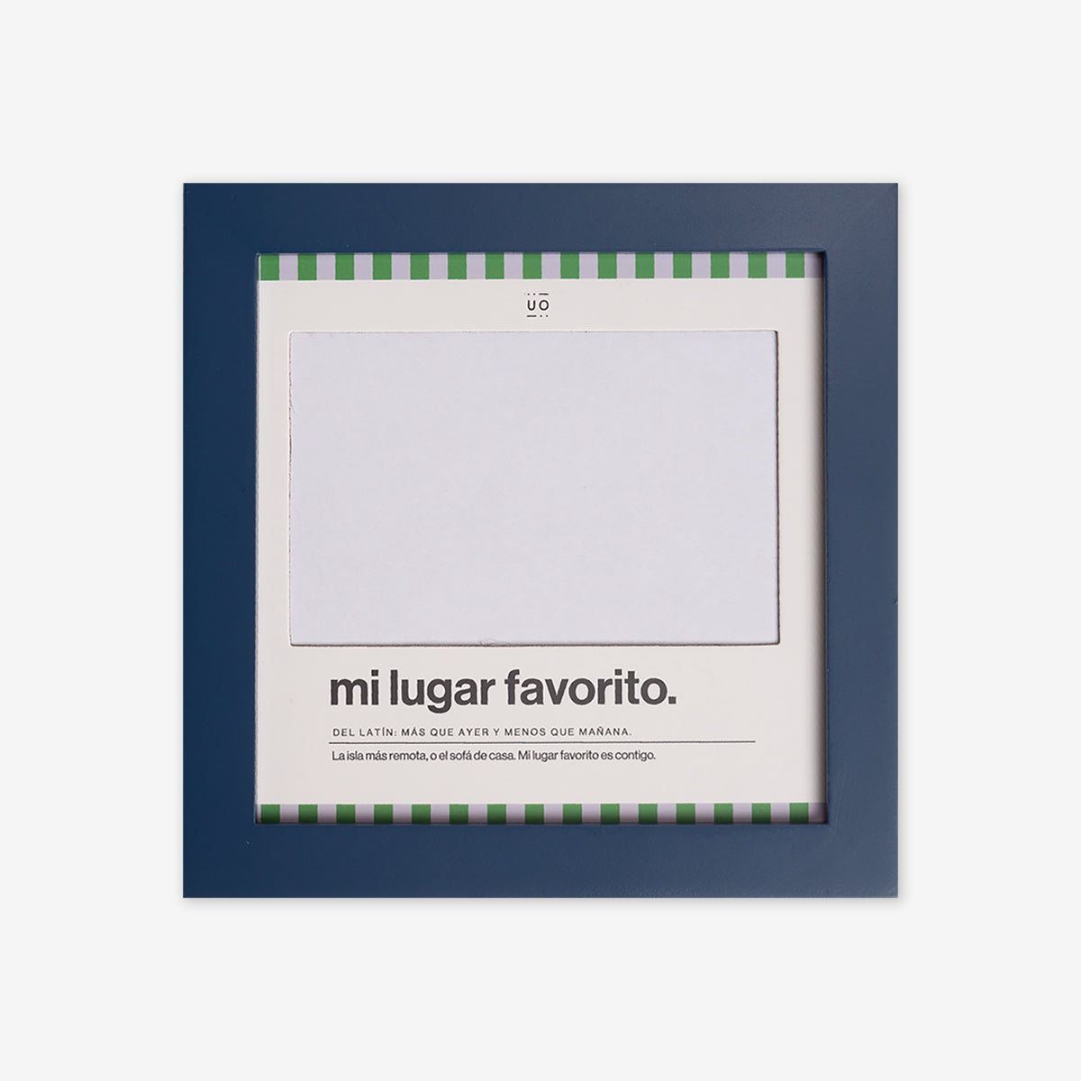 Marco Fotos bicolor "Mi lugar favorito" Definición