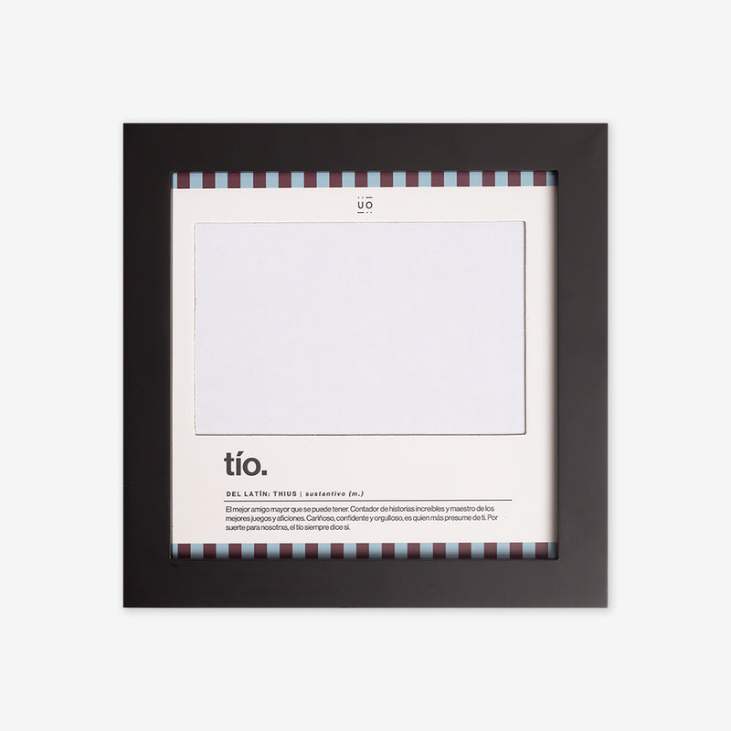 Marco Fotos bicolor "Tío. Definición"