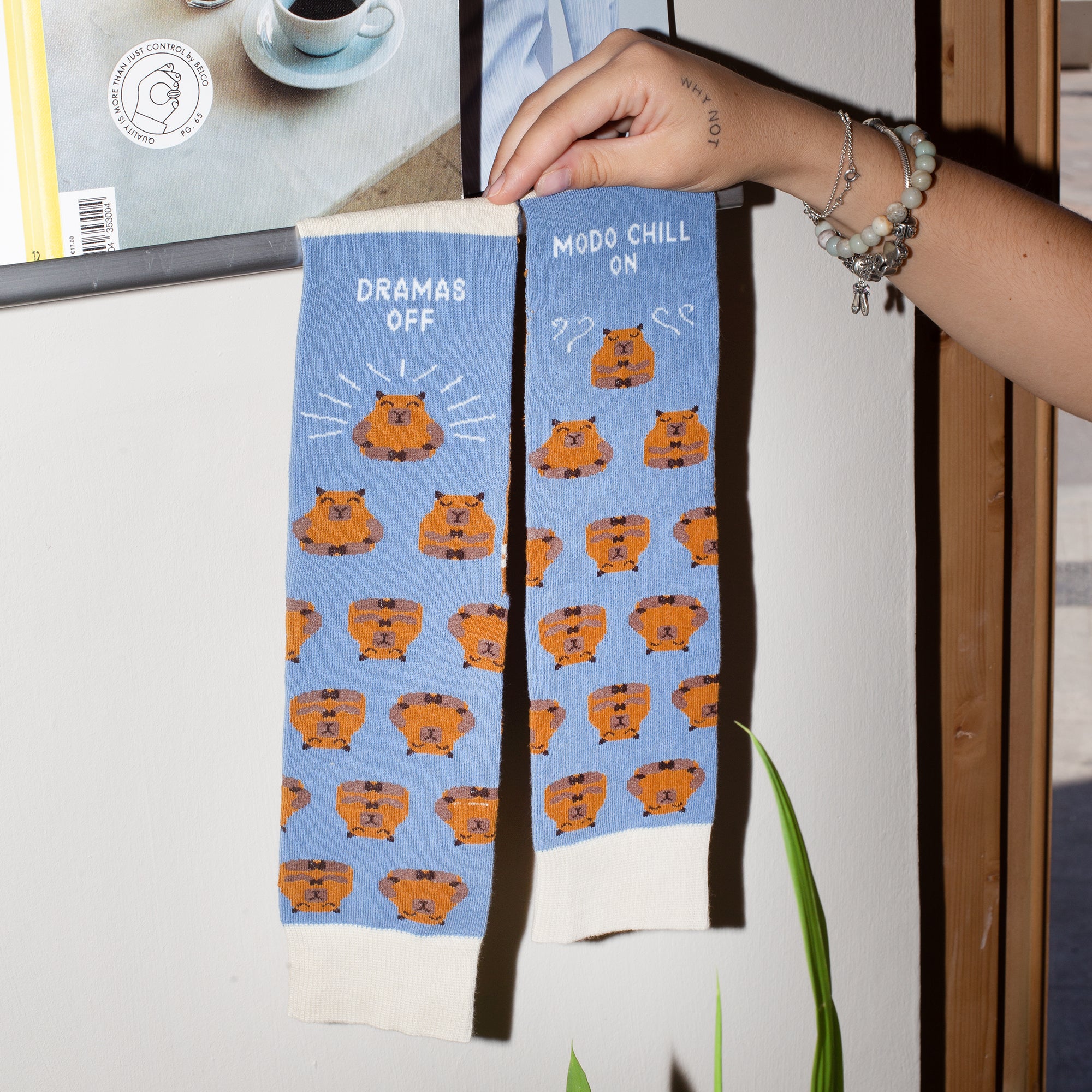 Calcetines "Modo chill on, drama off"